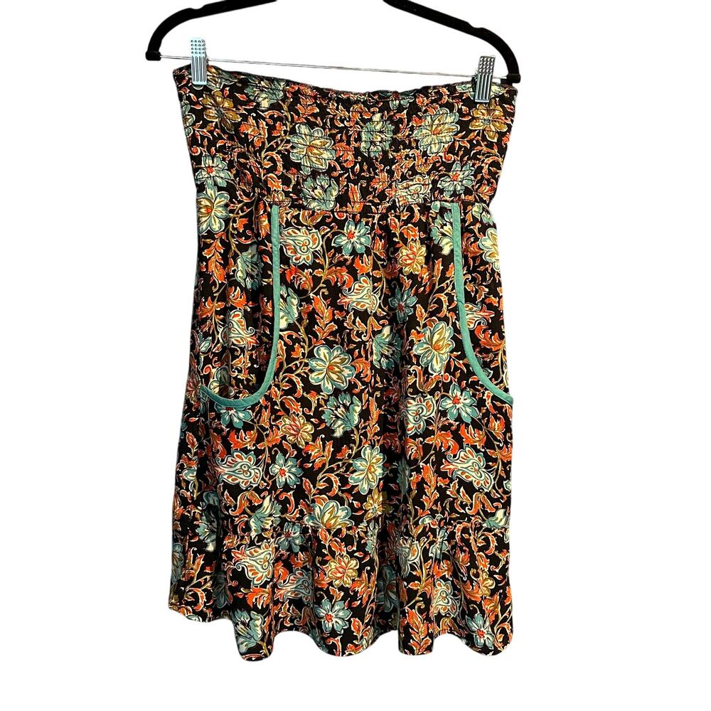 Xhilaration Size XS Boho Cottage Floral Skirt Pockets Short Skirt Flirty Skirt